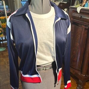 Vintage Fila Blue and Red Varsity Jacket